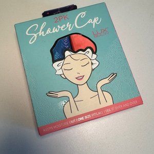 LUX Beauty 2 PK Shower Cap new in box\ new in box